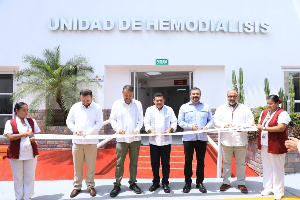 Entrega Gobierno del Pueblo moderna área de hemodiálisis en el ISSET para mejorar la calidad del servicio a pacientes con enfermedad renal