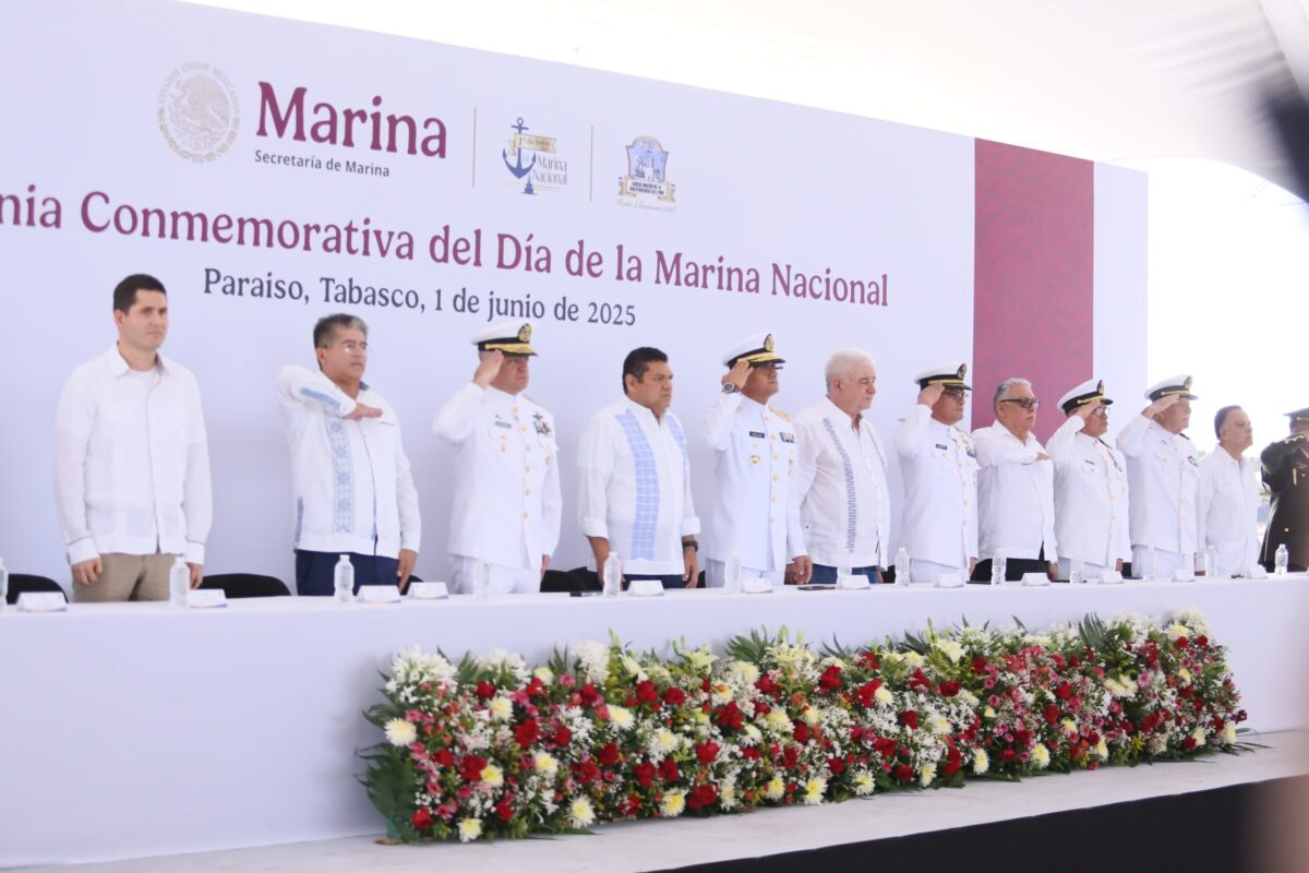 El bien común de México y de Tabasco es la principal tarea de la Marina