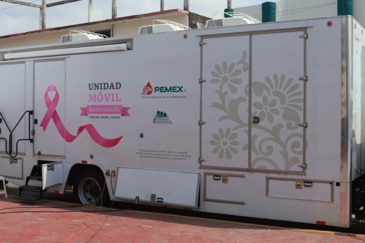 Secretaría de Salud y Pemex realizan Campaña Gratuita de Detección Temprana de Cáncer de Mama
