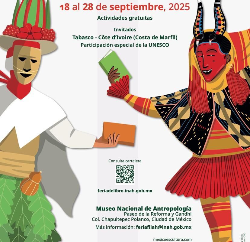 Tabasco va a la Feria Internacional del Libro de Antropología e Historia 2025