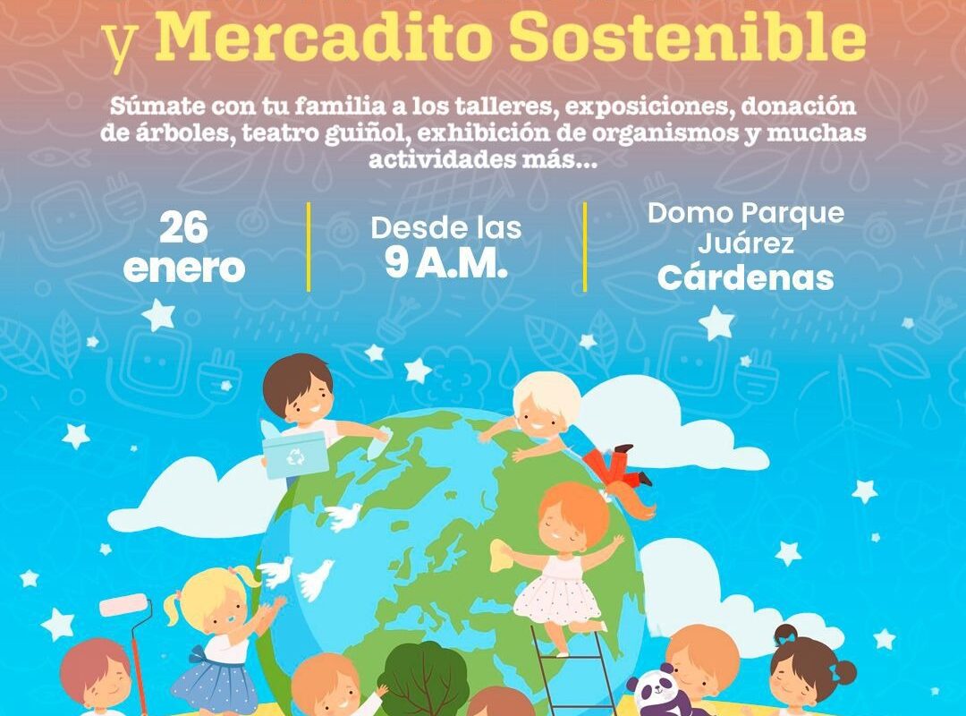 Realizará Gobierno del Pueblo “Feria Ambiental y Mercadito Sostenible”