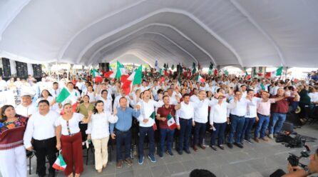 A dos años del triunfo, la Plaza de Armas de Villahermosa se viste de fiesta
